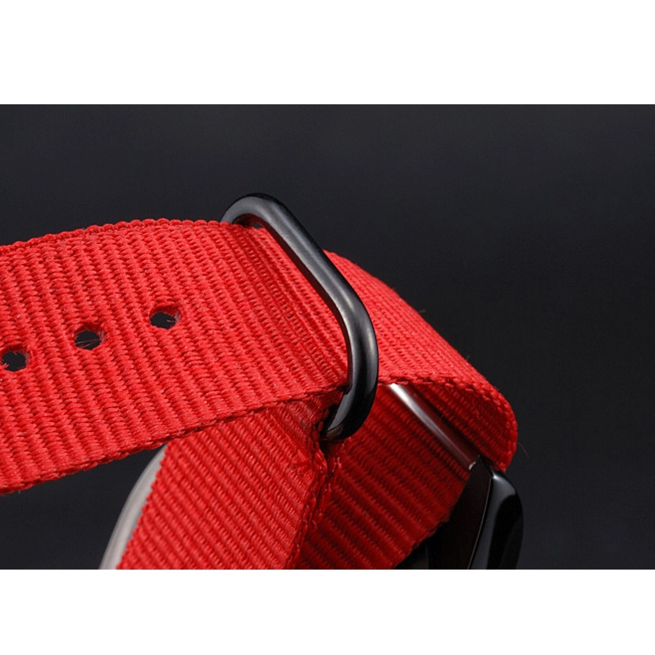 Aaa replica watch Strap Nylon Red Rolex Milgauss Bamford 622002 0815